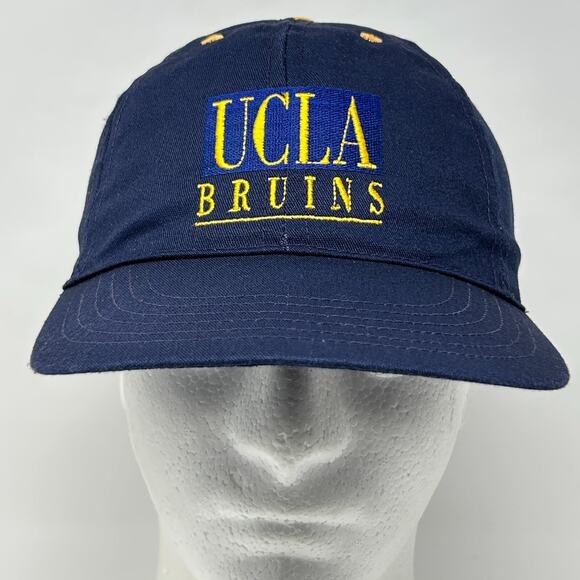 Vintage 90s UCLA Bruins Athletic Club Hat Cap Blue University Snapback USA Made - Picture 2 of 9